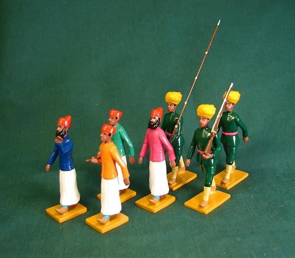BG356- Escort of Bundi (right) for the Delhi Durbar of 1903 from Beau Geste - Piers Christian Toy Soldiers