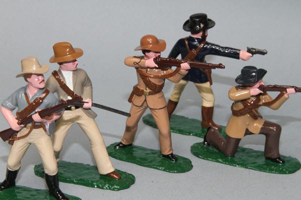 BW6 - Boer Commandoes, 1899-1902 made by Regal Toy Soldiers - Piers Christian Toy Soldiers - 1