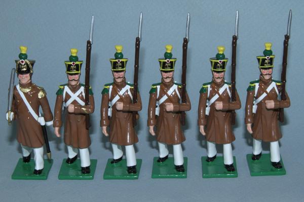 N256 French Line Infantry Voltigeurs of 1812-15 from Regal Tot Soldiers