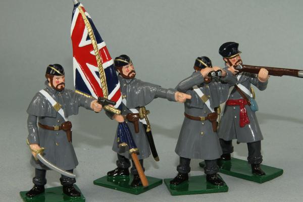 CW47A - Crimea War Coldstream Guards Command Set from Regal Toy Soldiers - Piers Christian Toy Soldiers
